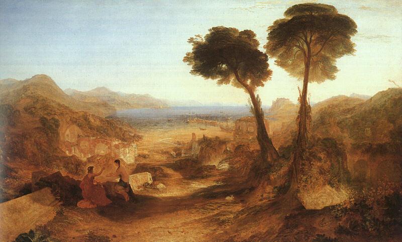 Joseph Mallord William Turner The Bay of Baiaae with Apollo and the Sibyl China oil painting art